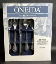 Oneida ARBOR ROSE Stainless TRUE ROSE 1881 Rogers Ltd Silverware Flatware 21 Pc