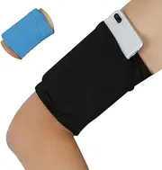 2pcs Small Fitness Cell Phone Armband Sleeve for Fitness Running Arm Band Pouch for Fitness Exercise Workout for iPhone 5 5S SE 6 6S 7 8 11 12 XS XR 13 Airpods Android Samsung Galaxy S5 S6 S7