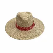 Brixton Joanna Straw Hat Honey/Aloha Red Size Women’s Small