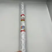 Smart Design Adhesive Shelf Drawer Liner Roll Gray Garland Design 18" x 20'