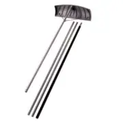Suncast 24" Adjustable Roof Rake with 20' Resin Handle - Durable Multi -tool Rak