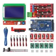 New 3D Printer Kit RAMPS + 12864 LCD Controller + MEGA 2560 R3 + A4988 Driver A