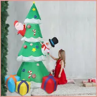 在飛比找蝦皮商城精選優惠-充氣聖誕樹戶外燈樹裝飾雪人聖誕老人聖誕樹夜燈裝飾戶外小屋