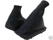 FITS VAUXHALL OPEL CAVALIER PERFORATED GAITERS BLACK ST CUSTOM NEW MADE IN UK