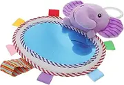 BESPORTBLE Colorful Cognitive Mirror for Car Backseat Safety Developmental Play Mirror with Built Bell for Hearing Development Boy Girl and Newborns