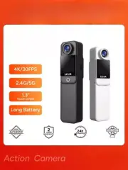 Pocket Action Camera Long Battery6-Axis GYRO Stabilization 5G WiFi Remote Webcam