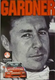 Wyane Gardner Signed Poster Holden VR Commodore Memorabilia Coke Coca Cola