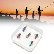 5x Fly Fishing Flies Dry Wet Flies Fishing Baits Fly Fishing Lures Dry Flies for
