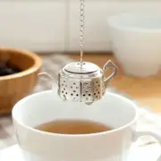 Cute Stainless Steel Teapot Tea Infuser Spice Drink Strainer Herbal Filter&T~'l