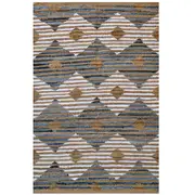 Eco-friendly Natural Jute Rug-Jamaica 1103-Denim