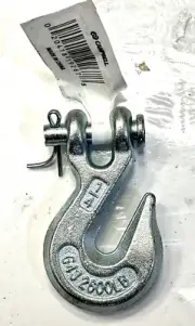 Pack Of 10 Campbell T9501424 1/4” Clevis Grab Hooks ( GR 43) 2600 LBS Work Load