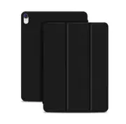 Horizontal Flip Ultra-Thin Double-Sided Clip Magnetic Pu Leather Case For Ipad Pro 12.9 Inch (2018) With Three-Folding Holder and Sleep / Wake-Up Function(Black)