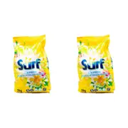 2PK Surf Stain Removal Deep Clean Laundry Detergent Washing Powder 5kg Sun Fresh