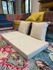 Indoor Outdoor Window Sill Bench Seat Cushion made to order Handmade Customized