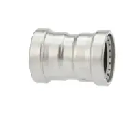 ProPress XL 85297 Pipe Coupling W/ Stop 2-1/2" Press End Style 304 Stainless PxP
