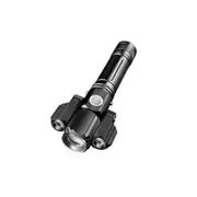 Multifunctional Strong Light Waterproof 3 Lamp Head Outdoor Lighting Night Riding Flashlight Flashlights