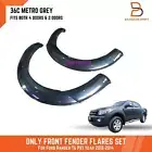 36C METRO GREY ONLY FRONT FENDER FLARES ARCH FOR FORD RANGER T6 PX1 2012-2014