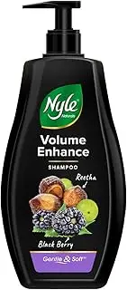 [Nyle] Naturals Volume Enhance Anti Hairfall Shampoo, With Reetha And Blackberry, 400ml
