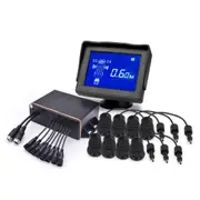 Elinz Blind Spot Detection System for Heavy Commercial Vehicles 8 Ultrasonic Sensors Driving Parking Reverse Backup Kit