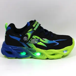 (D8) SKECHERS男童 童鞋 兒童運動鞋  THERMO-FLASH 燈鞋 400103LBBLM