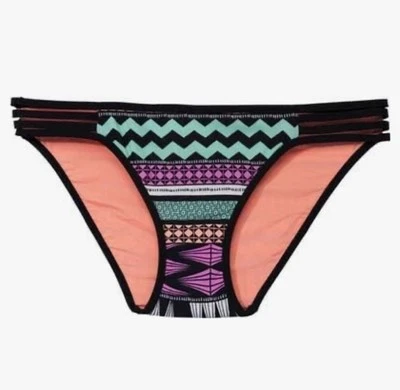 SEAFOLLY RING SIDE TRIBE HIPSTER BIKINI BOTTOMS SIZE 10