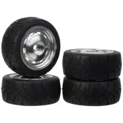 Alu Wheels w/Rubber Tires for Tamiya M03 M04 M05 M-05Ra M06 SW-01 Mini M-Chassis