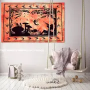Indian Fairy Land Wall Hanging Cotton Mandala Hippie Gypsy Tapestry Wall Decor