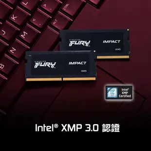 金士頓 FURY Impact DDR5 4800 16GB - 32GB SODIMM 記憶體 KF548S38IB