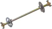 740mm Rear Live Axle Kit + Sprocket + Rotor+Hub for Go Kart Cart Drift Trike ATV