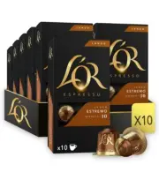 L'OR Espresso Coffee Lungo Estremo - Intensity 10 - 100 Aluminium Capsules