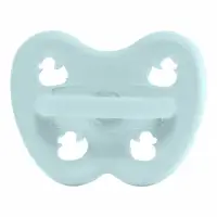 在飛比找momo購物網優惠-【丹麥Hevea】彩色乳膠奶嘴-寶貝藍(使用FDA認可的天然