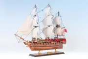 SEACRAFT GALLERY HMS SIRIUS 45cm First Fleet Ship Boat Completed Wooden Model