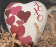 Art Heart Keepers Keepsake Trinket Heart Jewelry Box Gift NIB Demdaco