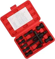 JUMPLAWN 10pcs Two Jaw Bearing Puller with Box Durable Motorcycle Bearing Removal Tool Efficient Disassembly Puller for Repair and Reliable High Hardness Design