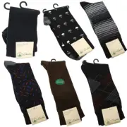 Clarks Casual Crew Socks Brown Black Grey Multicolor Cotton Polyester Spandex