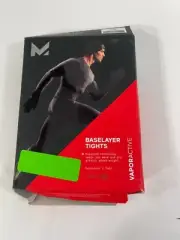 Mission Active Baselayer Tights Mens 2XL XXL Black Compression New