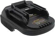 Adapter For AEG 18V Li-ion Battery Adaptor Converter Compatible with Makita/Bosch/Milwaukee/Bosch 18V Battery (For AEG battery to Makita Tool)