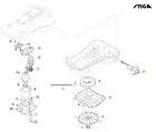 Gearmotor Original Stiga a3000 Rtk Robot Lawn Mower 381395007/0