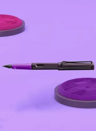 LAMY 鋼筆 / SAFARI 20周年紀念款 - 筆尖-F 黑莓紫羅蘭