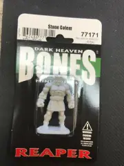 77171 Stone Golem Bones Reaper Miniatures Dungeons and Dragons D & D RPG