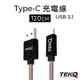 【TEKQ】uCable TypeC USB3.1 充電線 資料傳輸線120cm