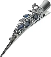 EPIGEIST Crystal Alligator Hair Clip Large Sparkly Duckbill Barrette for Women Elegant Hair Accessory for Weddings Parties Daily Use Lightweight Stylish Design