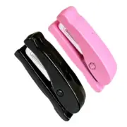 2 Pcs Mini Stapler Model Cute Desktop Baby Child Miniature Scene Accessories