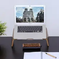 在飛比找Yahoo!奇摩拍賣優惠-Samdi 筆電電腦支架 手提Macbook墊增高辦公室桌面