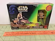 Star Wars 1996 Speeder Bike with Luke Skywalker in Endor Gear 69651