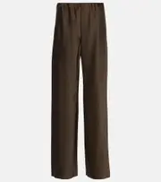 [Vince] Vince Fluid satin straight pants AU 12 brown