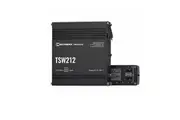 Teltonika TSW212 Managed Ethernet Switch, L2 with additional L3 Features, Supports Profinet, 8 x Gigabit Ethernet Ports, 2 x SFP Ports, PSU excluded