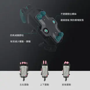 五匹 MWUPP osopro甲殼章魚減震版手機架異色版後照鏡款 減震版 機車手機架 摩托車手機架 (9.5折)