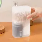 Dustproof Cotton Swabs Organizer Plastic Nail Towel Storage Box for Home