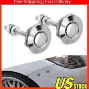 Push 2X Button Quick Release Hood Bonnet Pins Lock Clip Auto Car Bumper Latch V (for: Daihatsu)